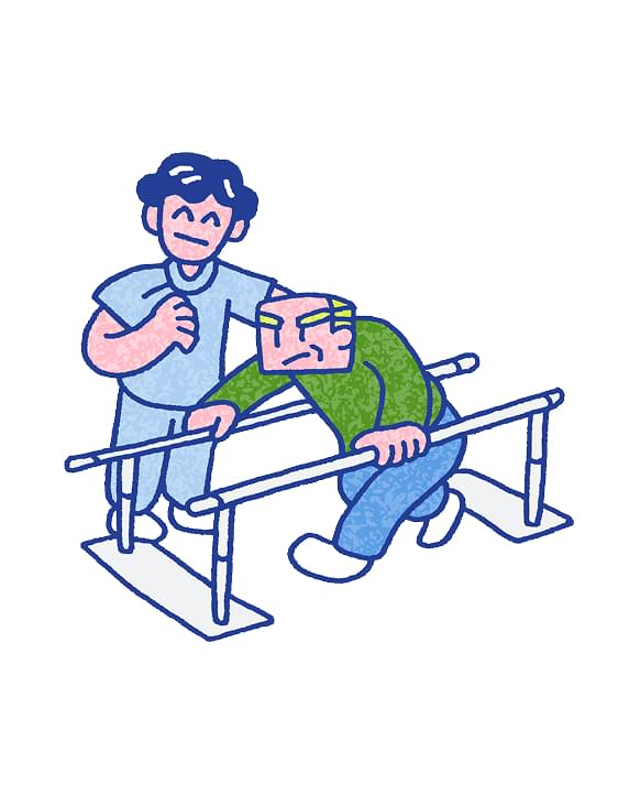 リハビリの現場の最前線で